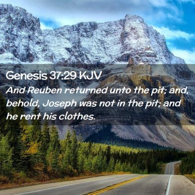 Genesis 37:29 KJV Free Bible Images