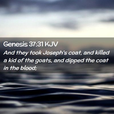 Genesis 37:31 KJV Free Bible Images