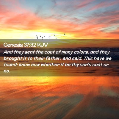 Genesis 37:32 KJV Free Bible Images