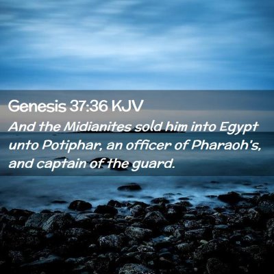 Genesis 37:36 KJV Free Bible Images