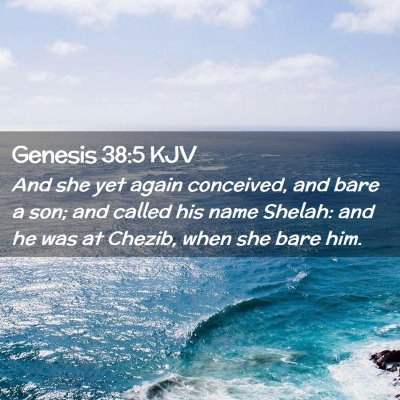 Genesis 38:5 KJV Free Bible Images