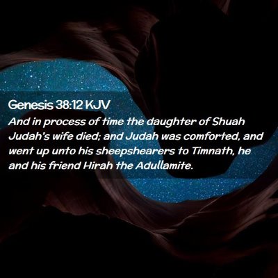 Genesis 38:12 KJV Free Bible Images