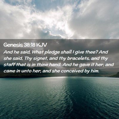 Genesis 38:18 KJV Free Bible Images