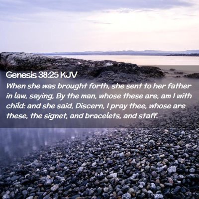 Genesis 38:25 KJV Free Bible Images