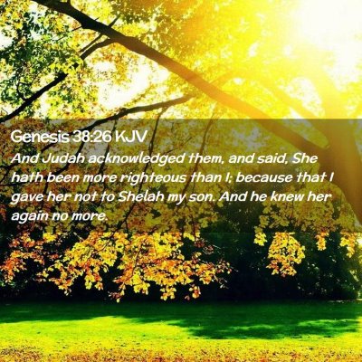 Genesis 38:26 KJV Free Bible Images