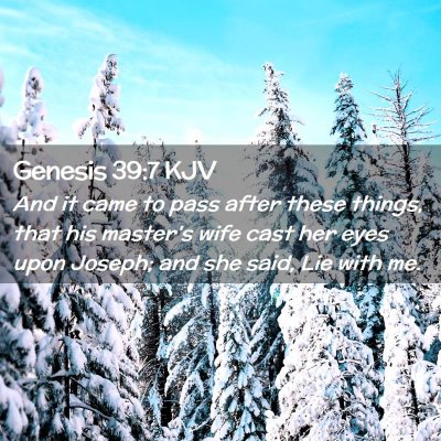 Genesis 39:7 KJV Free Bible Images