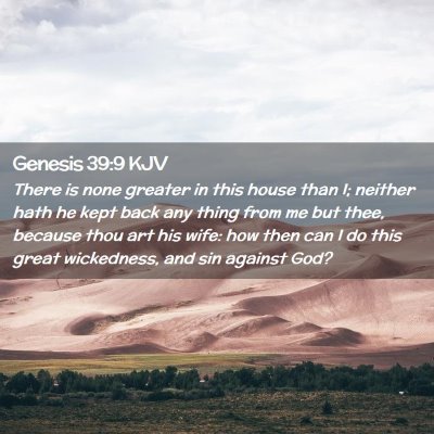 Genesis 39:9 KJV Free Bible Images