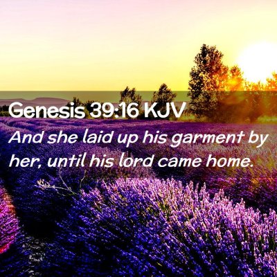 Genesis 39:16 KJV Free Bible Images