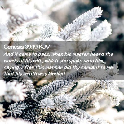 Genesis 39:19 KJV Free Bible Images