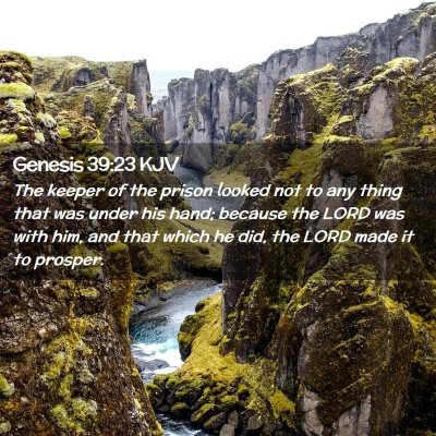 Genesis 39:23 KJV Free Bible Images