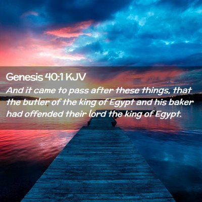 Genesis 40:1 KJV Free Bible Images