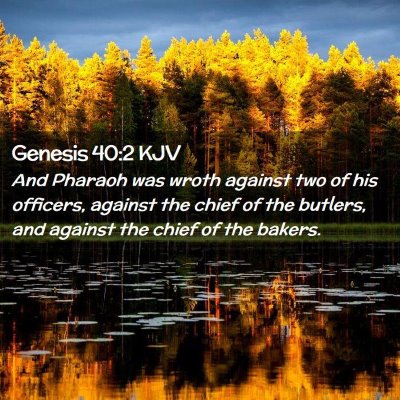 Genesis 40:2 KJV Free Bible Images