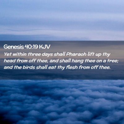 Genesis 40:19 KJV Free Bible Images