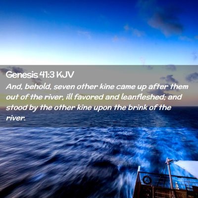 Genesis 41:3 KJV Free Bible Images