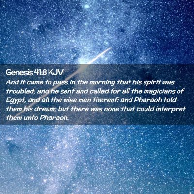 Genesis 41:8 KJV Free Bible Images