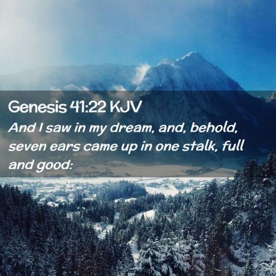 Genesis 41:22 KJV Free Bible Images