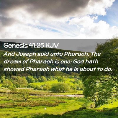 Genesis 41:25 KJV Free Bible Images