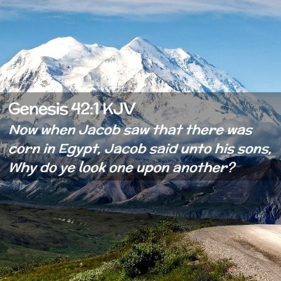 Genesis 42:1 KJV Free Bible Images