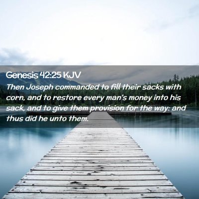 Genesis 42:25 KJV Free Bible Images