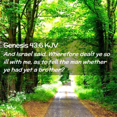 Genesis 43:6 KJV Free Bible Images