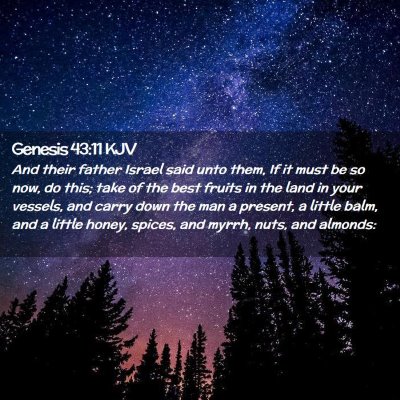 Genesis 43:11 KJV Free Bible Images