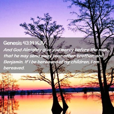 Genesis 43:14 KJV Free Bible Images