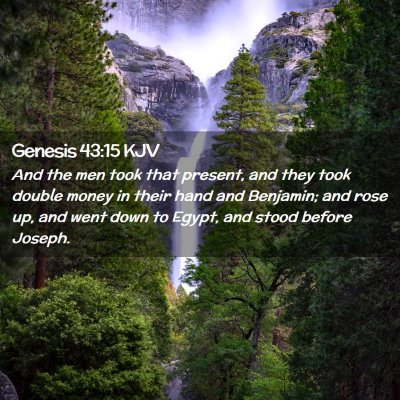 Genesis 43:15 KJV Free Bible Images