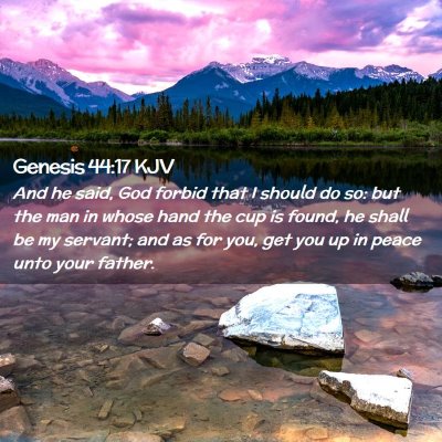 Genesis 44:17 KJV Free Bible Images