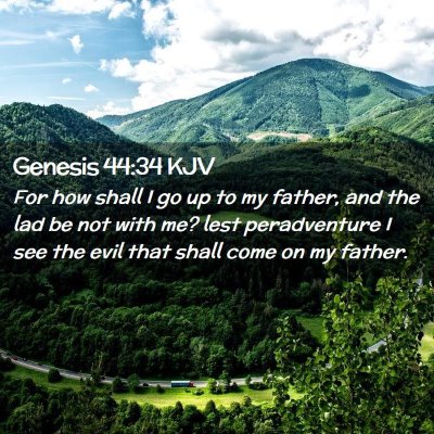 Genesis 44:34 KJV Free Bible Images