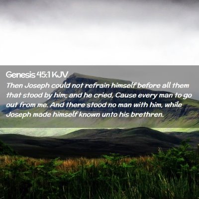 Genesis 45:1 KJV Free Bible Images