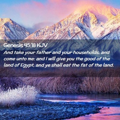 Genesis 45:18 KJV Free Bible Images