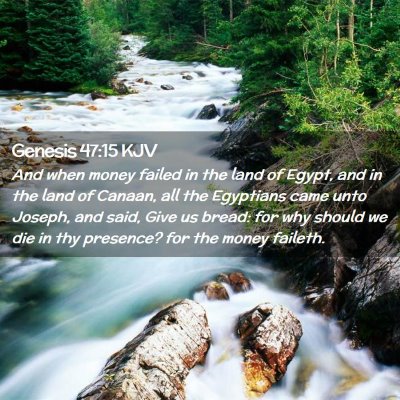 Genesis 47:15 KJV Free Bible Images