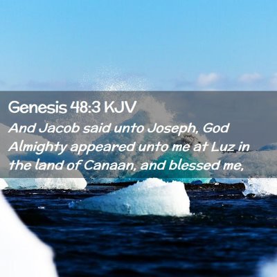 Genesis 48:3 KJV Free Bible Images