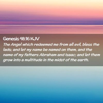 Genesis 48:16 KJV Free Bible Images