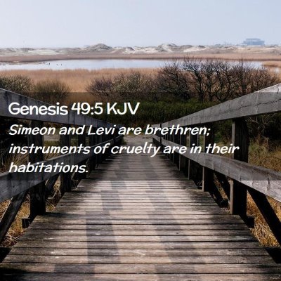 Genesis 49:5 KJV Free Bible Images