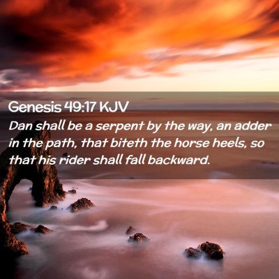 Genesis 49:17 KJV Free Bible Images