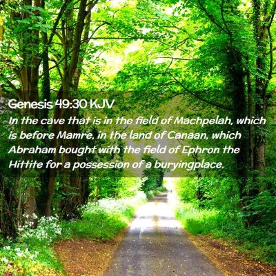 Genesis 49:30 KJV Free Bible Images