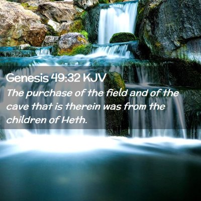 Genesis 49:32 KJV Free Bible Images