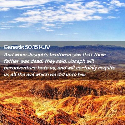 Genesis 50:15 KJV Free Bible Images