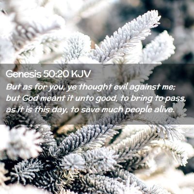 Genesis 50:20 KJV Free Bible Images