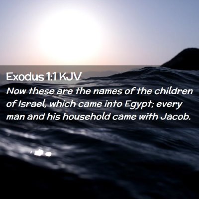 Exodus 1:1 KJV Free Bible Images