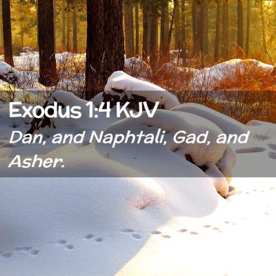 Exodus 1:4 KJV Free Bible Images