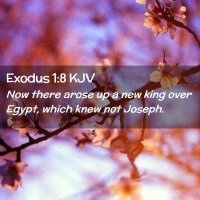 Exodus 1:8 KJV Free Bible Images