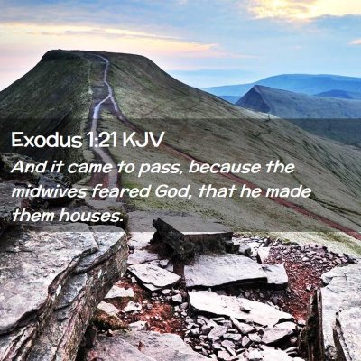 Exodus 1:21 KJV Free Bible Images