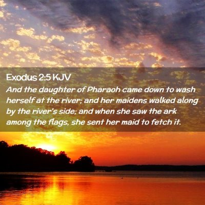 Exodus 2:5 KJV Free Bible Images