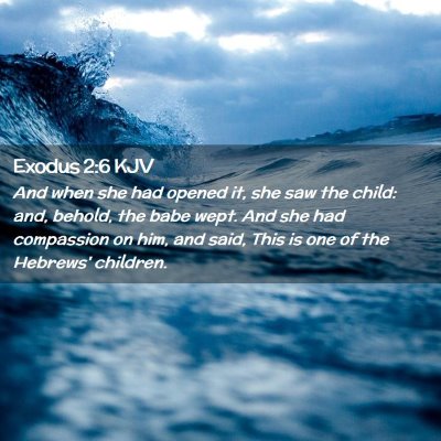 Exodus 2:6 KJV Free Bible Images