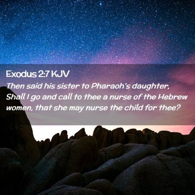 Exodus 2:7 KJV Free Bible Images