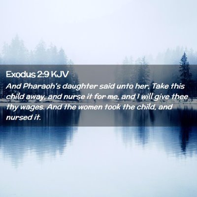 Exodus 2:9 KJV Free Bible Images