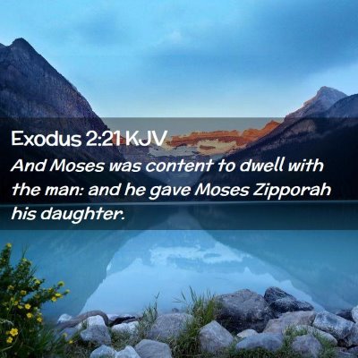 Exodus 2:21 KJV Free Bible Images