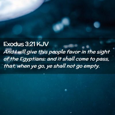 Exodus 3:21 KJV Free Bible Images